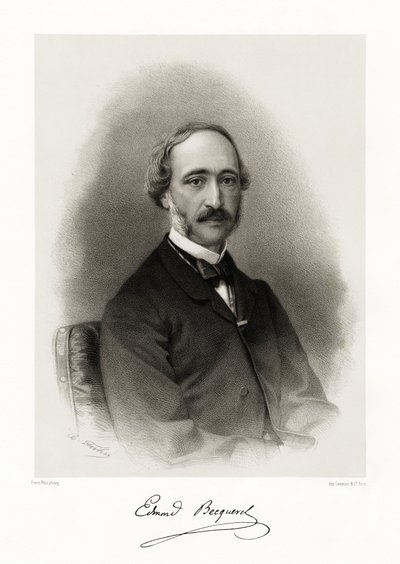 Alexandre Edmond Becquerel by Pierre Petit